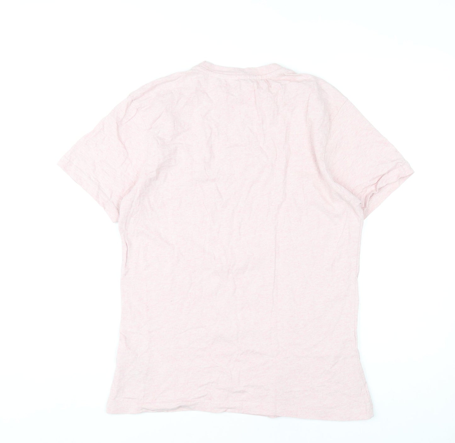 Womens UK Size 12 McKenzie Pink Basic T-Shirt