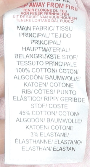 Womens UK Size 12 McKenzie Pink Basic T-Shirt