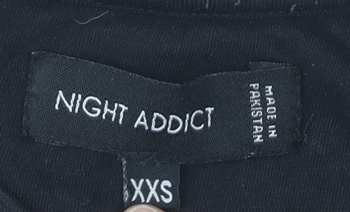 Night Addict Men’s Black XS Graphic Robot Wars T-Shirt