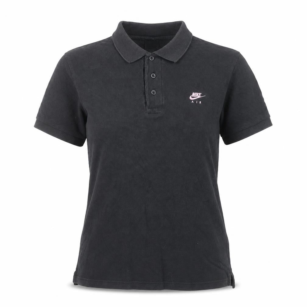 Womens UK Size S Nike Black Basic Polo