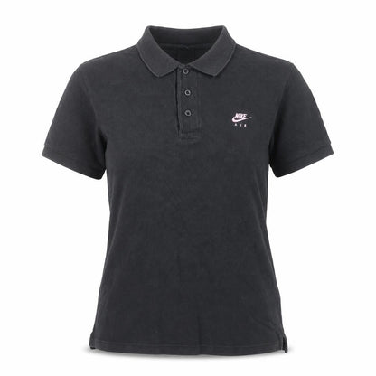 Womens UK Size S Nike Black Basic Polo