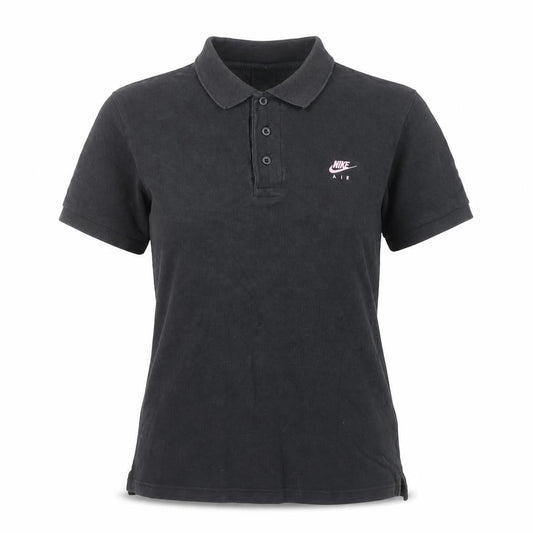 Womens UK Size S Nike Black Basic Polo