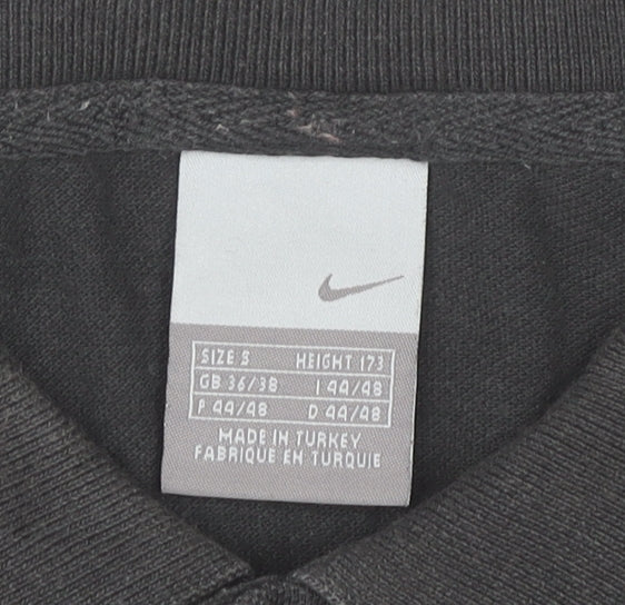 Womens UK Size S Nike Black Basic Polo