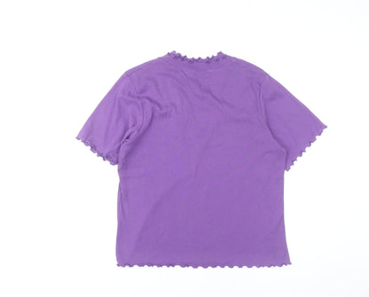 Womens UK Size 20 Emreco Purple Basic T-Shirt