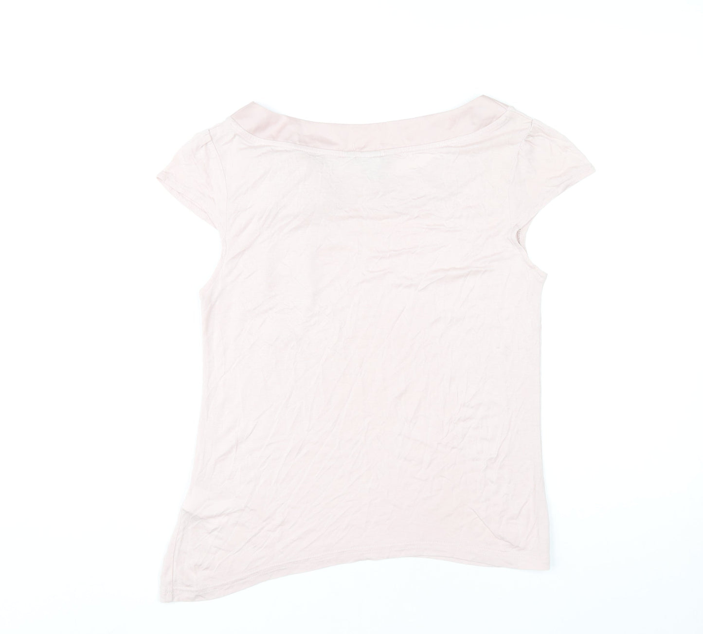 Womens UK Size 12 H&M Pink Basic T-Shirt
