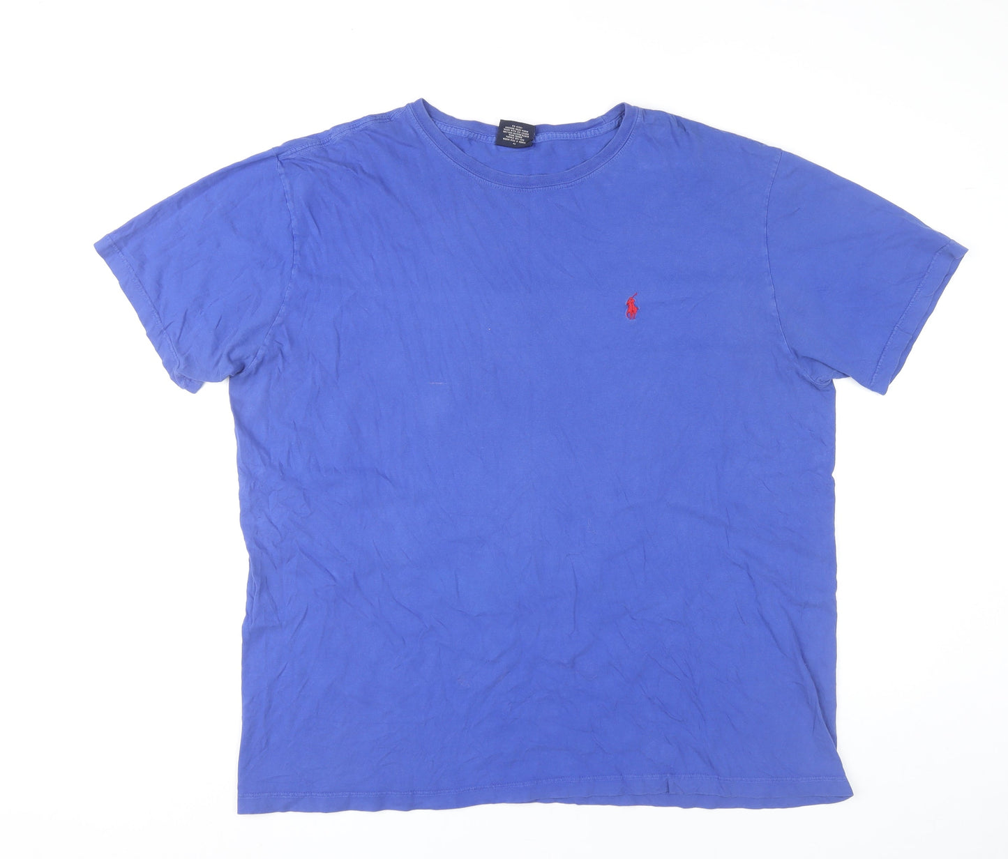 Ralph Lauren Men's Blue XL Cotton Crew Neck T-Shirt