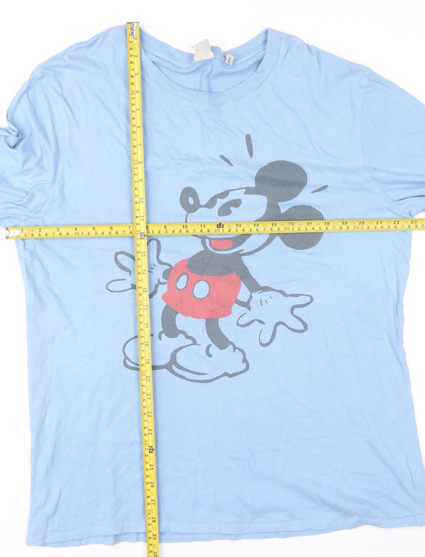 Mens UK Size L Disney Blue  T-Shirt