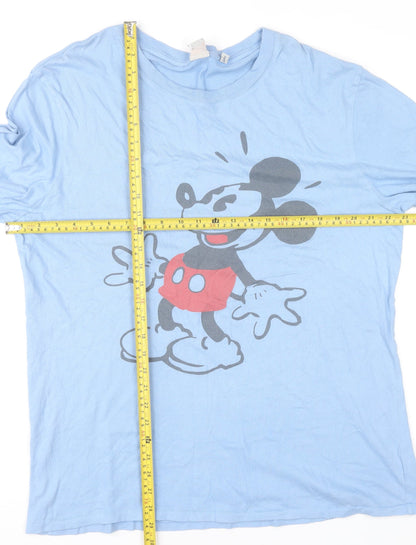 Mens UK Size L Disney Blue  T-Shirt