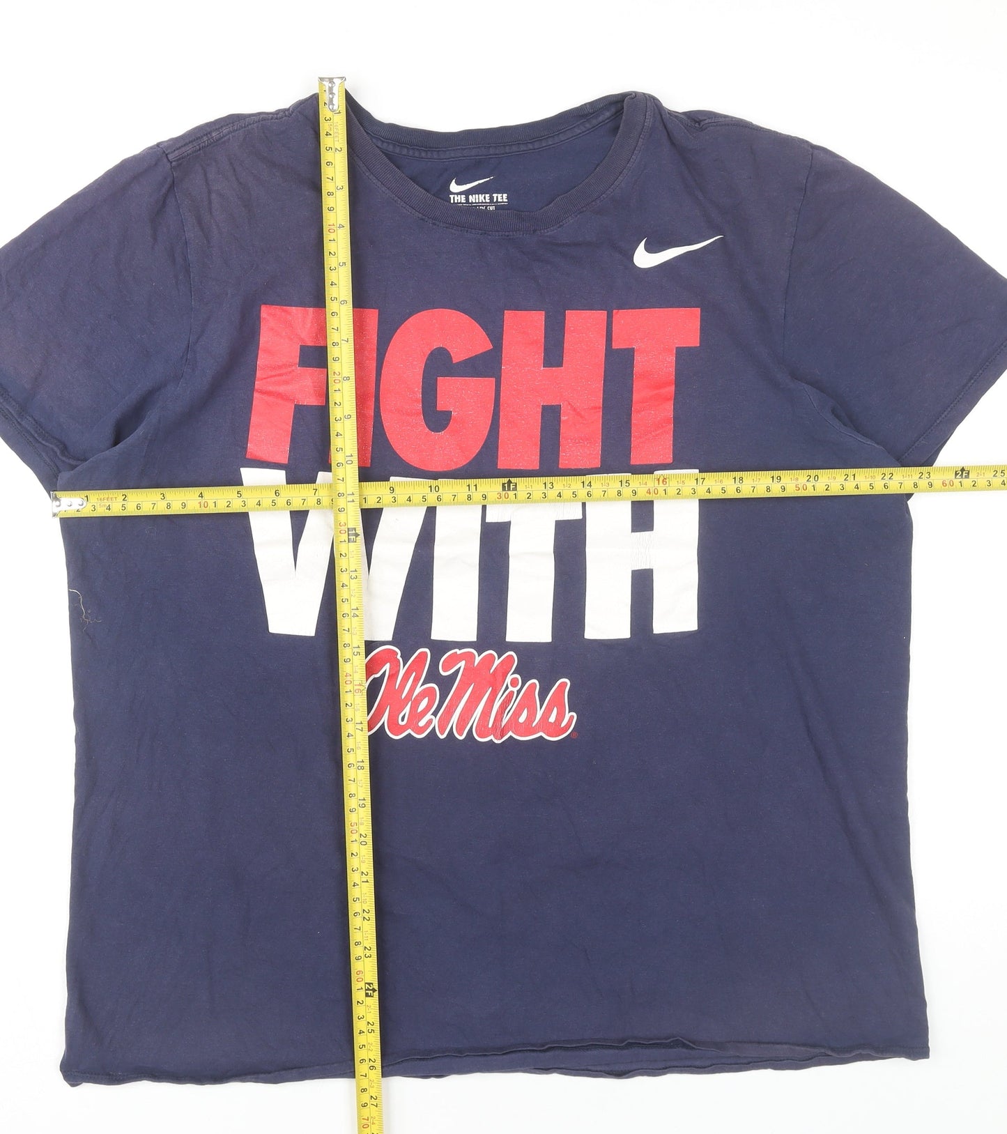 Nike Men’s Blue Ole Miss Graphic T-Shirt Size L Athletic Fit