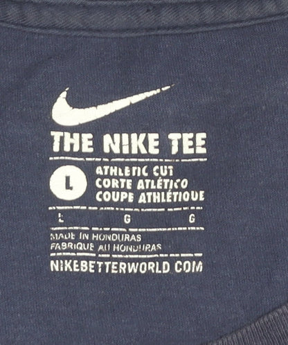 Nike Men’s Blue Ole Miss Graphic T-Shirt Size L Athletic Fit