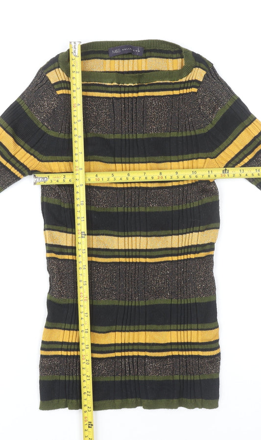 Womens UK Size 12 Marks and Spencer Multicoloured Pullover Jumper