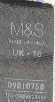 Womens UK Size 16 Marks and Spencer Multicoloured Pullover Jumper