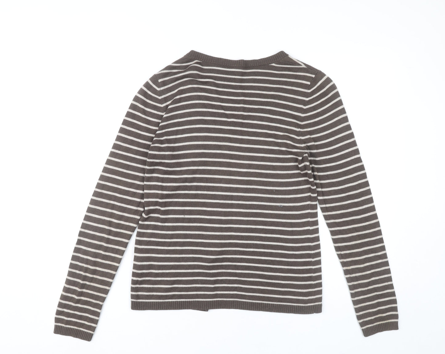 Womens UK Size 10 s.Oliver Brown Cardigan Jumper