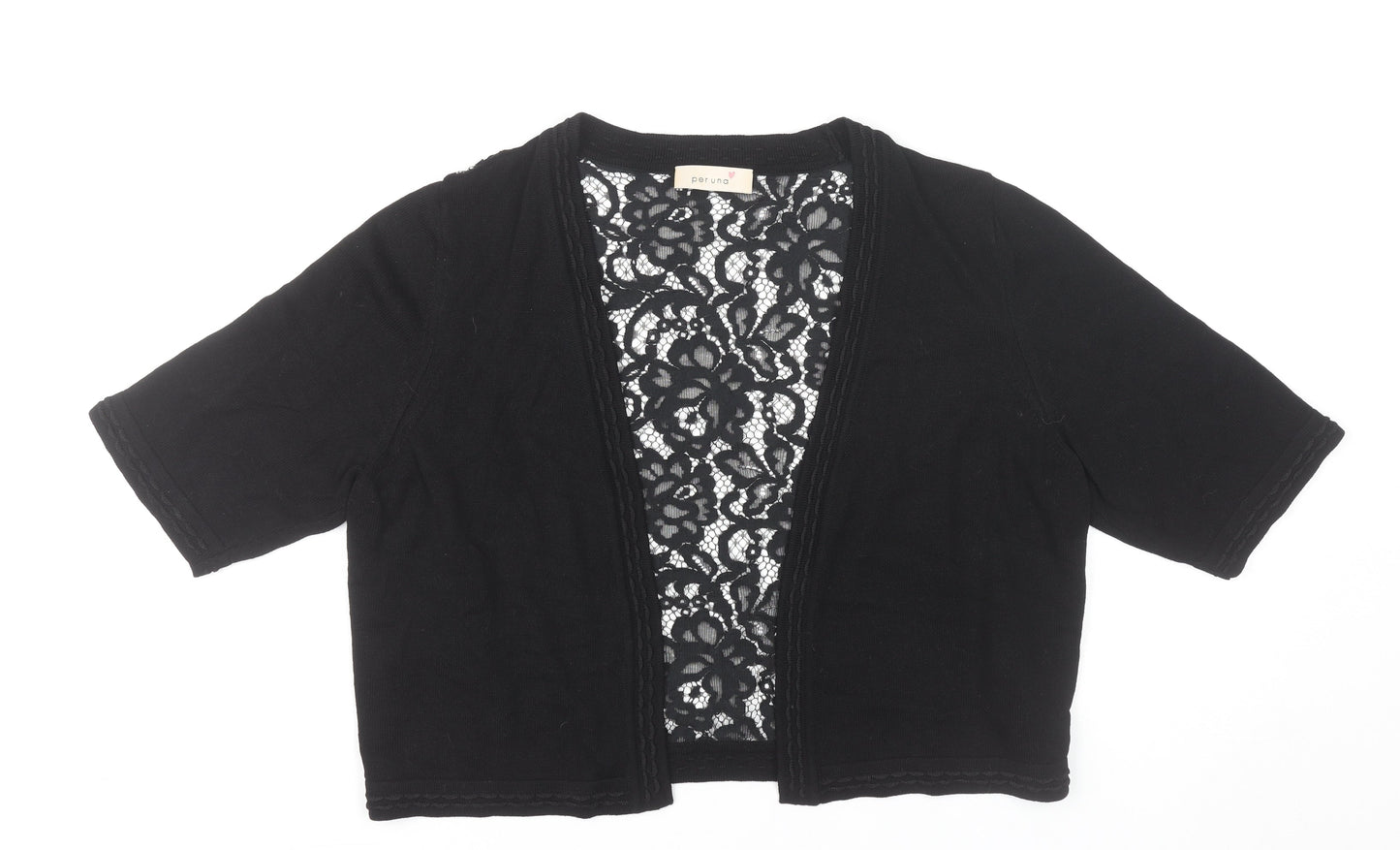 Womens UK Size 14 Marks and Spencer Black Cardigan Jumper