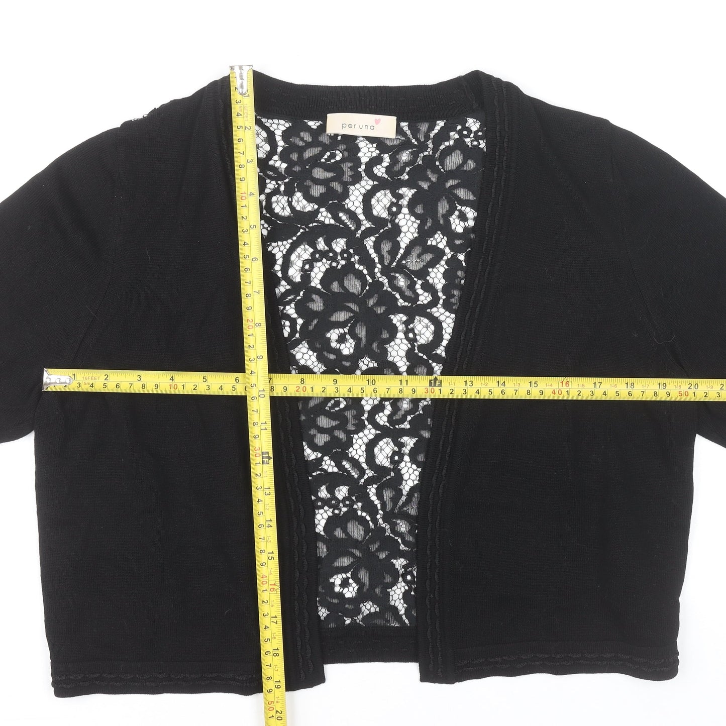 Womens UK Size 14 Marks and Spencer Black Cardigan Jumper