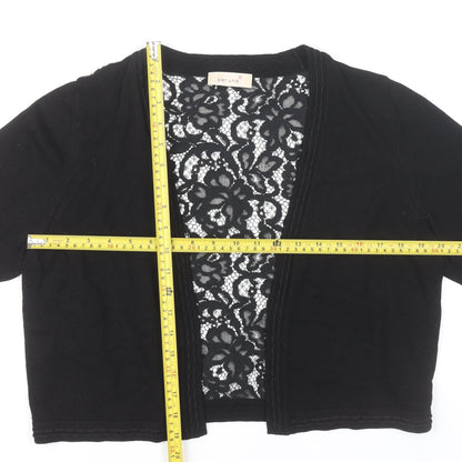 Womens UK Size 14 Marks and Spencer Black Cardigan Jumper