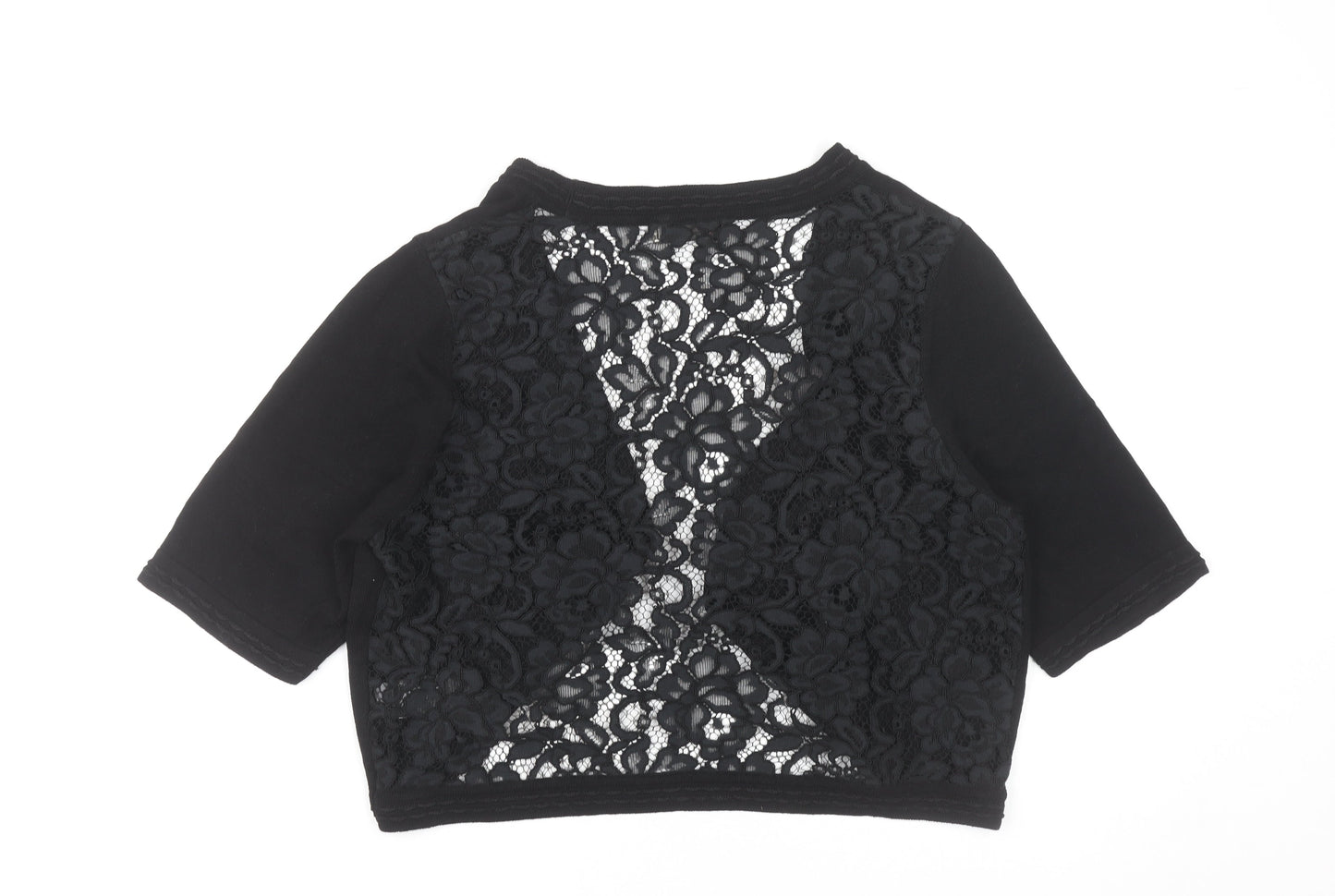 Womens UK Size 14 Marks and Spencer Black Cardigan Jumper