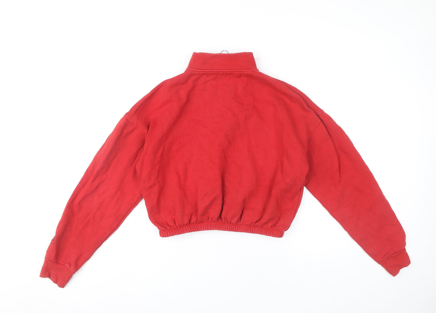 Womens UK Size 12 Pull&Bear Red Pullover Sweatshirt