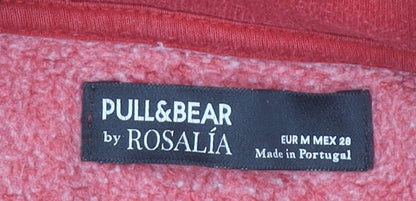 Womens UK Size 12 Pull&Bear Red Pullover Sweatshirt