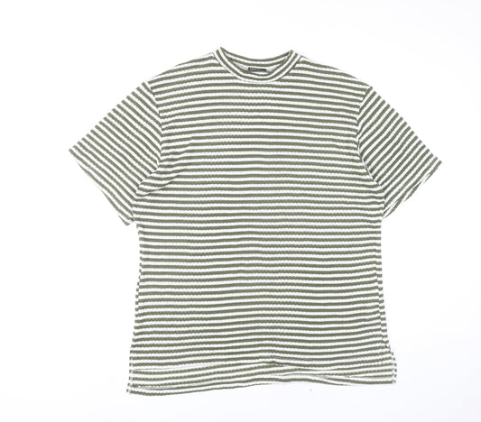 Womens UK Size S ASOS Design Green Basic T-Shirt