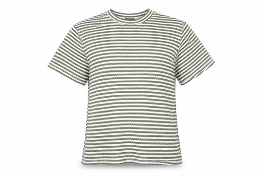 Womens UK Size S ASOS Design Green Basic T-Shirt