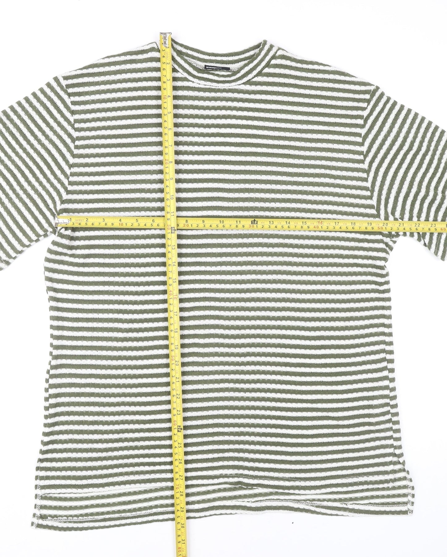Womens UK Size S ASOS Design Green Basic T-Shirt
