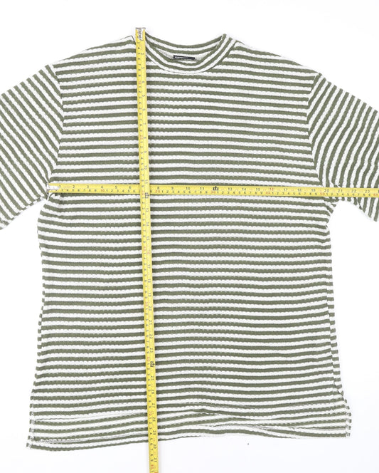 Womens UK Size S ASOS Design Green Basic T-Shirt