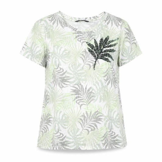 Womens UK Size 20 Bonmarché Multicoloured Basic T-Shirt