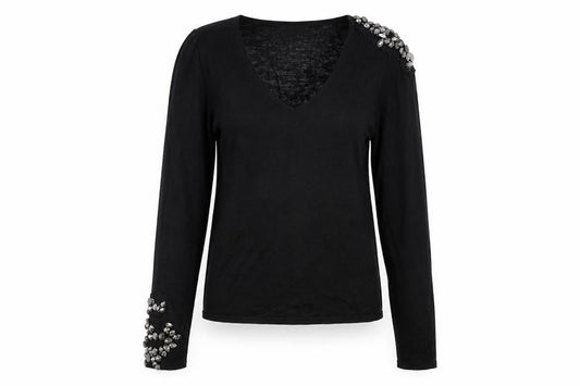 Womens UK Size S Zara Black Pullover Jumper