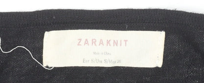 Womens UK Size S Zara Black Pullover Jumper