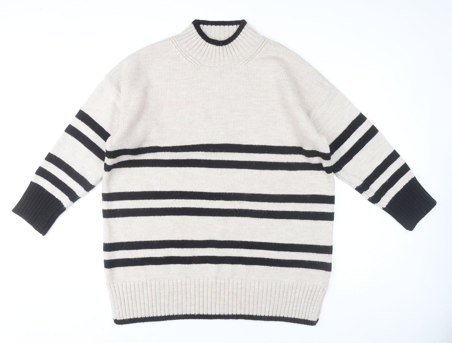 Womens UK Size L NEXT Beige Pullover Jumper