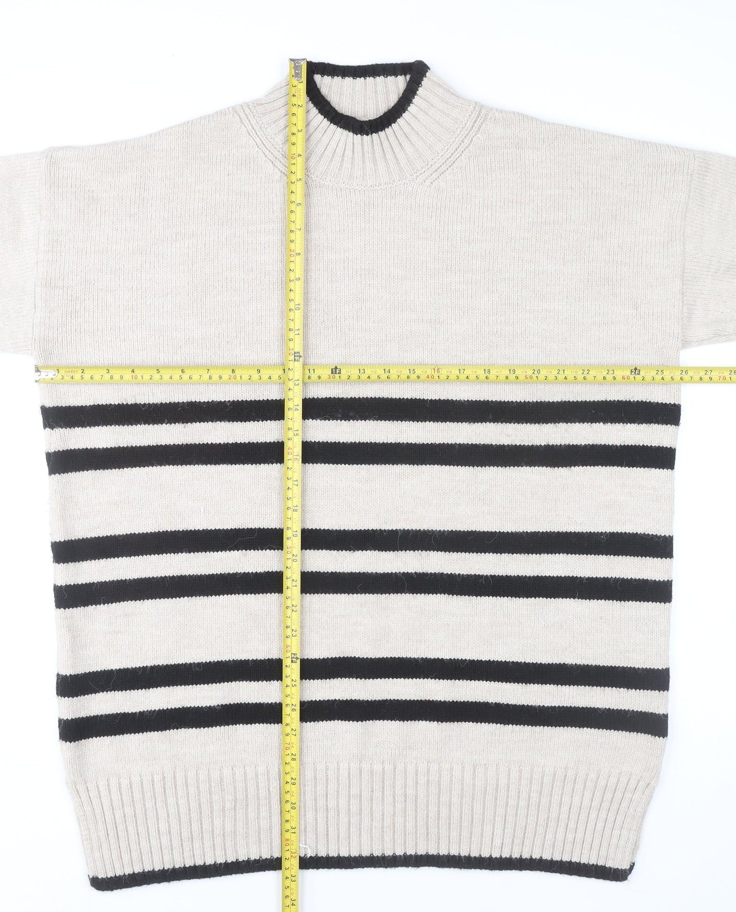Womens UK Size L NEXT Beige Pullover Jumper