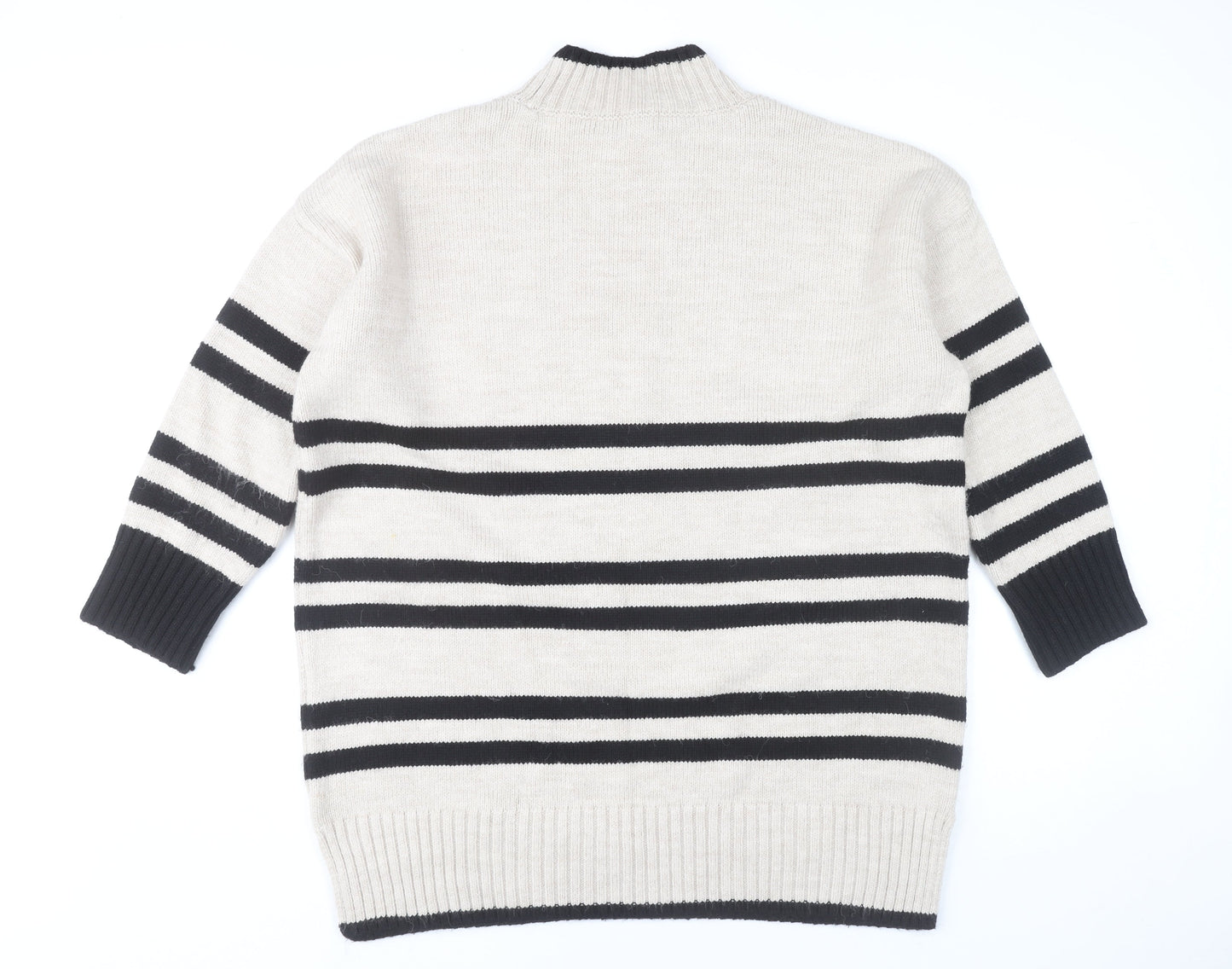 Womens UK Size L NEXT Beige Pullover Jumper