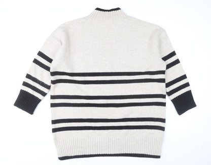 Womens UK Size L NEXT Beige Pullover Jumper