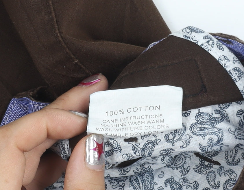 Timberland Men’s Brown Chino Trousers Size 30 Regular Cotton Casual