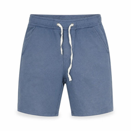 Duck and Cover Boys Blue M Sweat Shorts with Drawstring Pockets