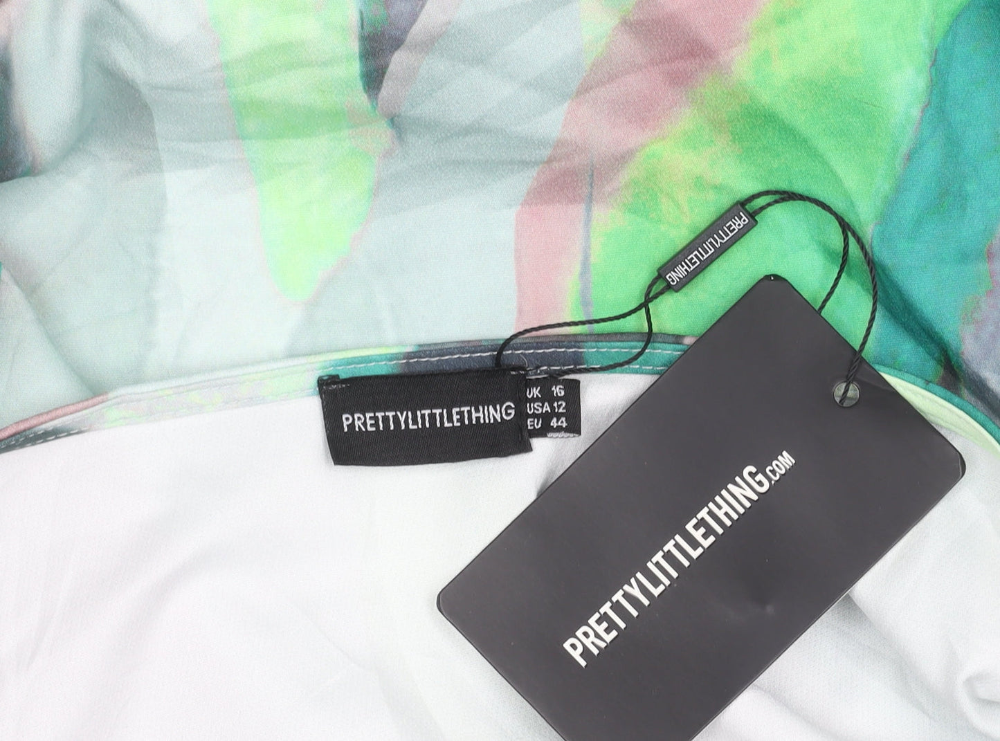 PrettyLittleThing Women’s Multicoloured Midi Pencil Skirt Size 16