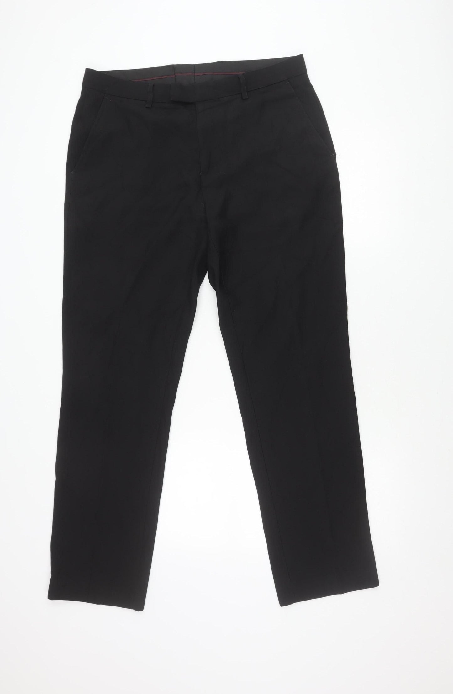 Fellini Traveller Men's Black 36R Formal Dress Pants Trousers