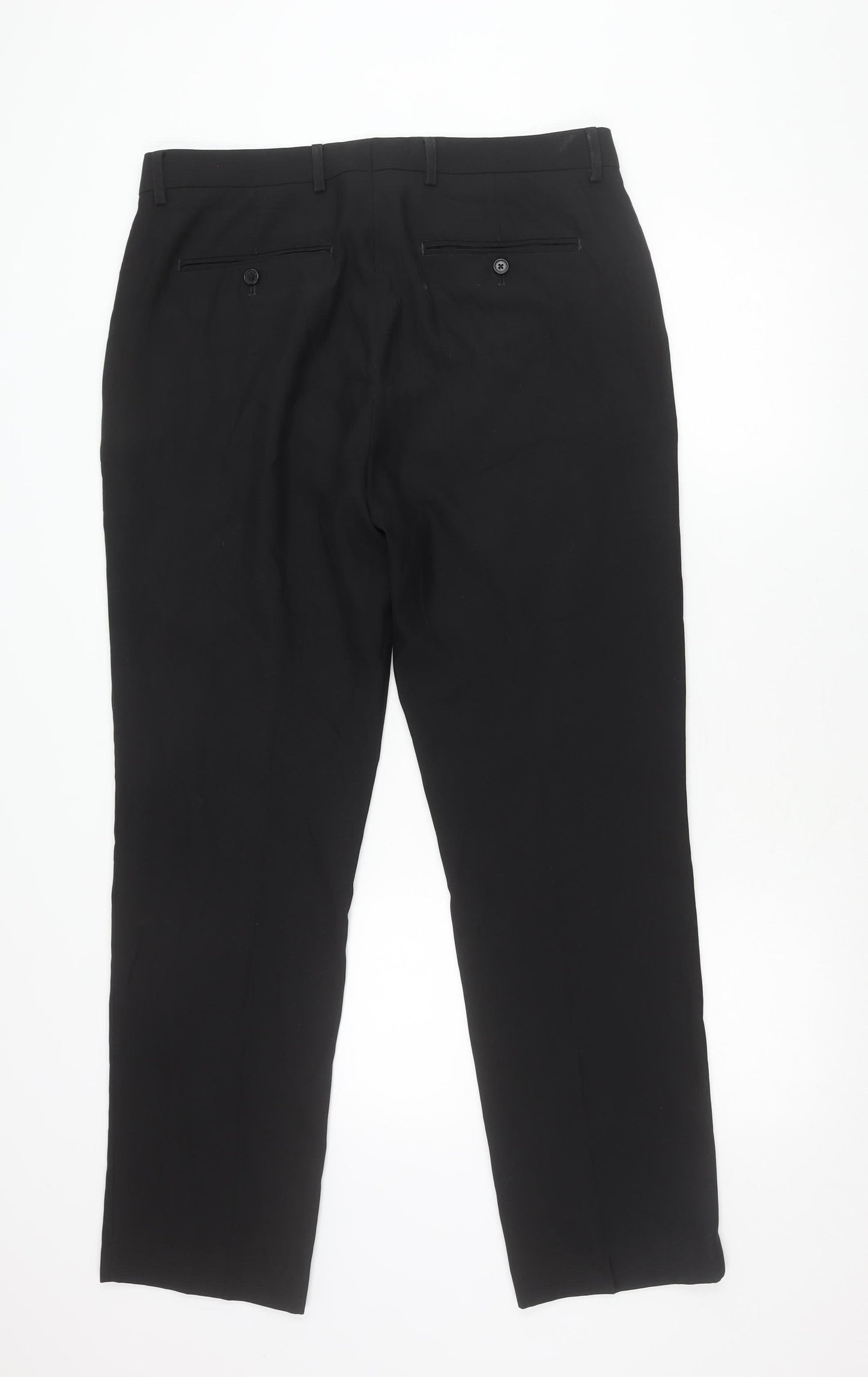 Fellini Traveller Men's Black 36R Formal Dress Pants Trousers