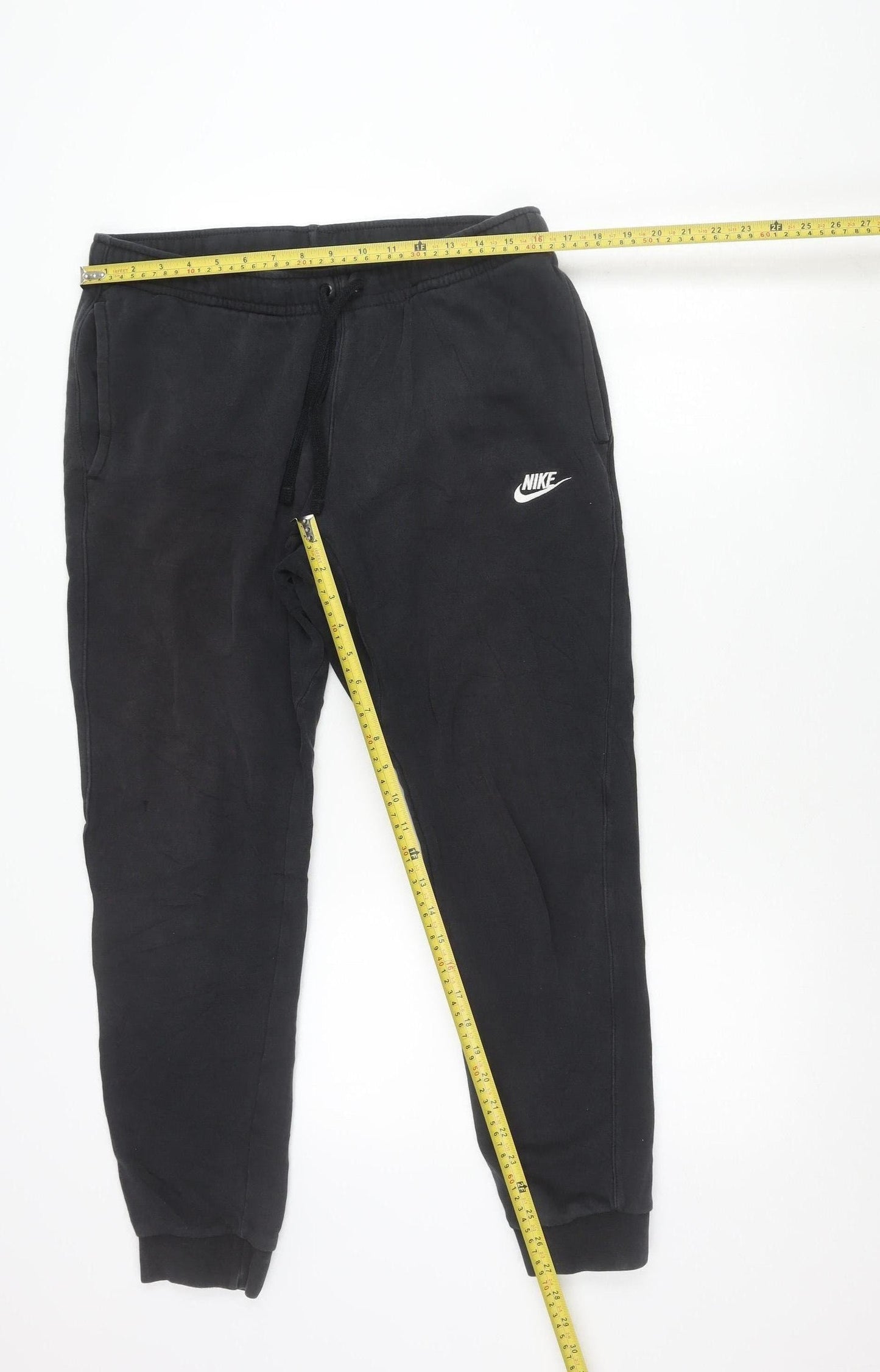 Nike Men's Black Jogger Sweatpants M Regular Fit Cotton Blend