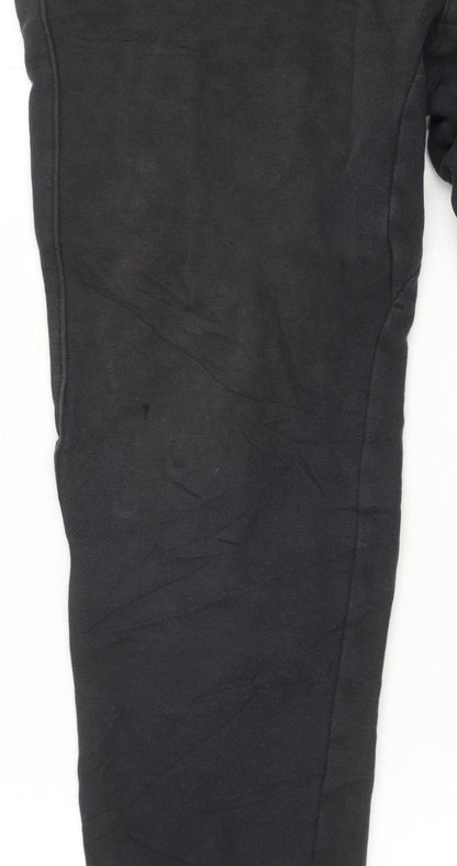 Nike Men's Black Jogger Sweatpants M Regular Fit Cotton Blend