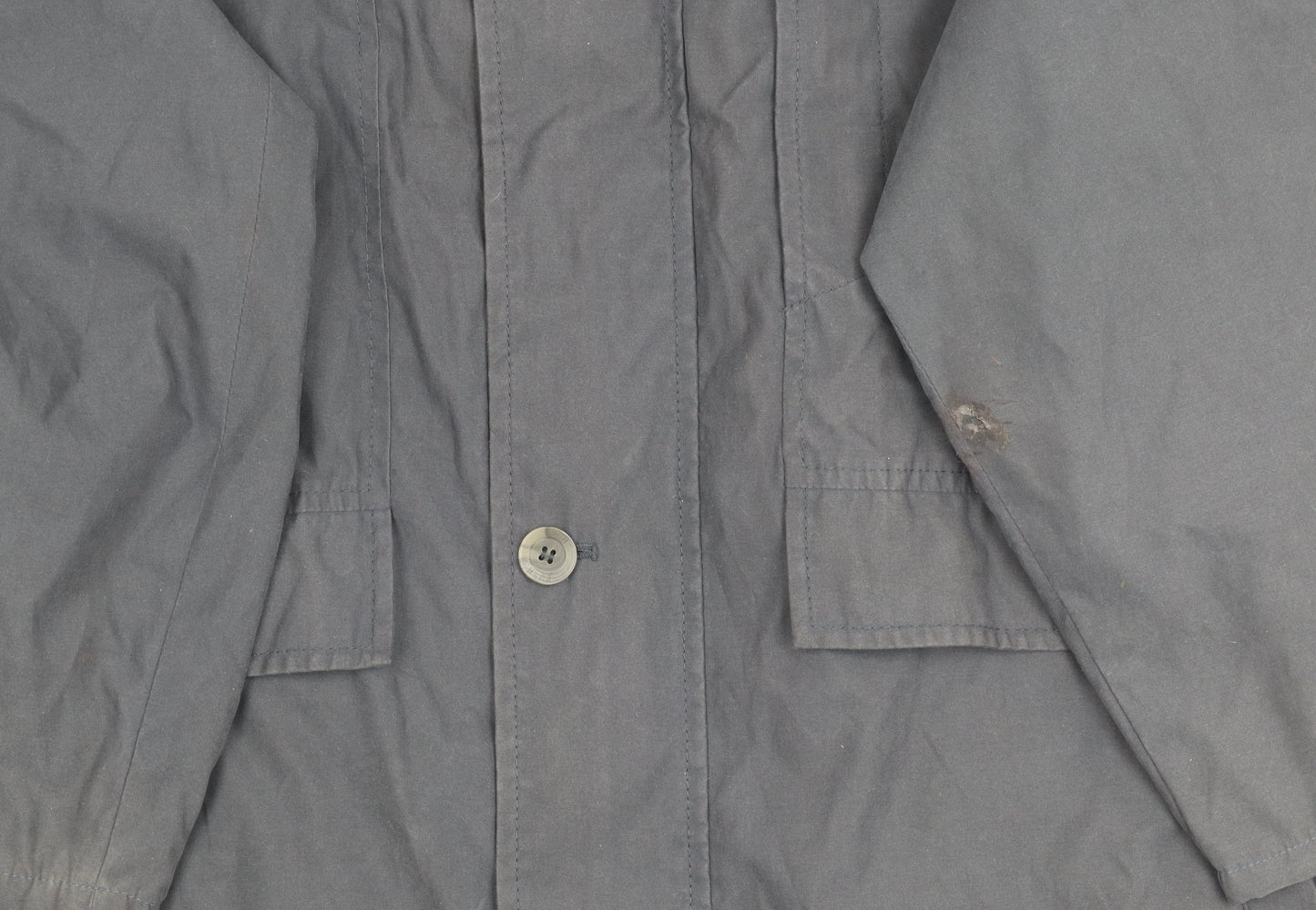 BUSH Unisex Adults Blue Size 44 Mid-Length Polyester Jacket