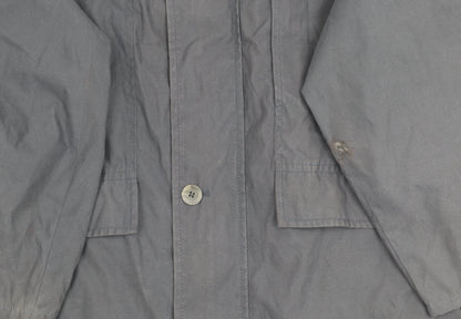 BUSH Unisex Adults Blue Size 44 Mid-Length Polyester Jacket