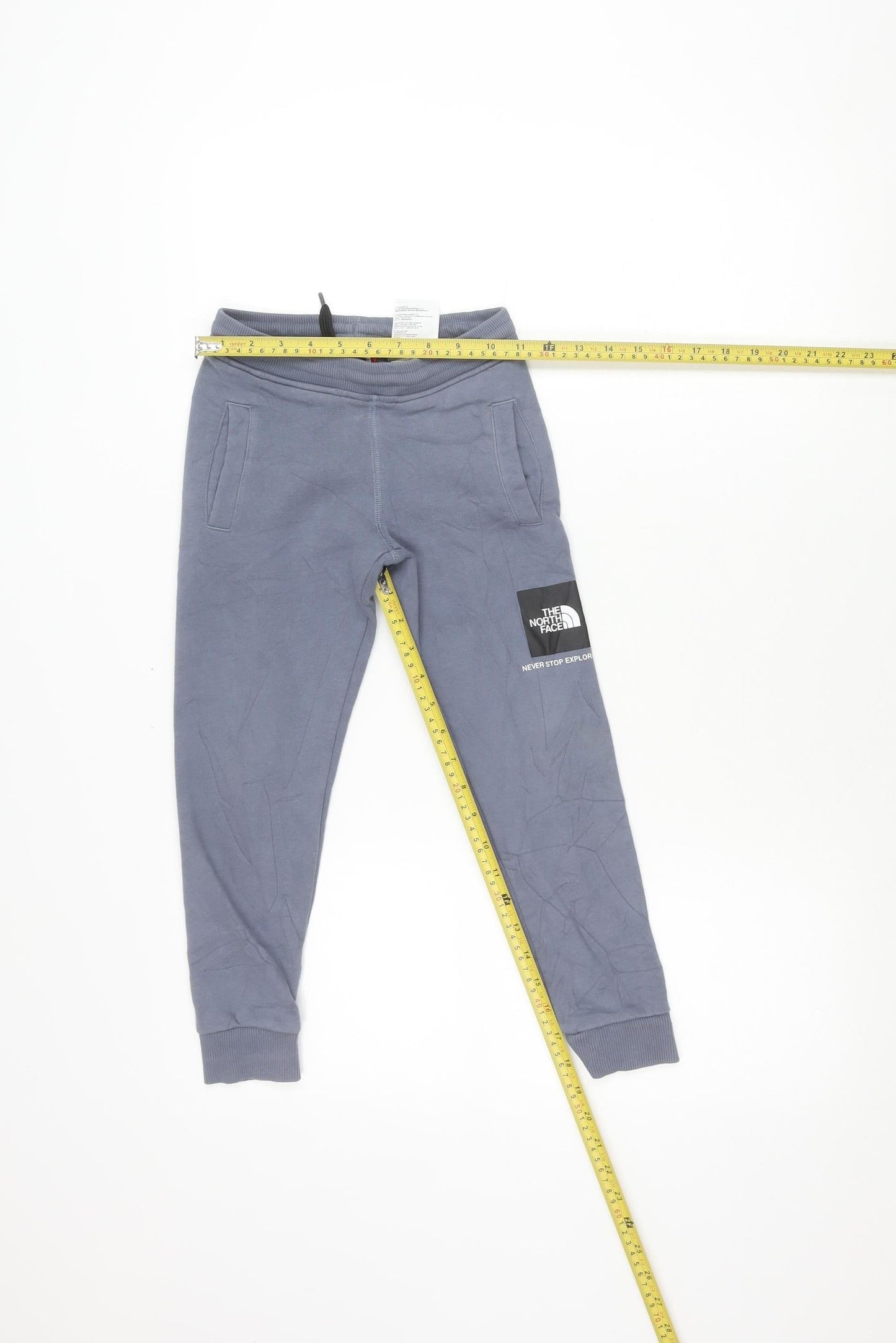 The North Face Boys Blue XS Jogger Sweatpants Tapered Fleece