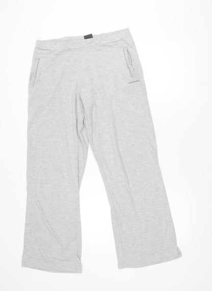 LA Gear Women's Grey Size 14 Sweatpants Straight Leg Trousers