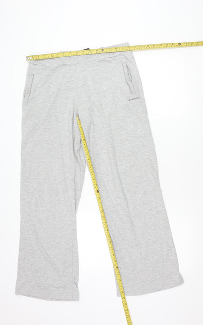 LA Gear Women's Grey Size 14 Sweatpants Straight Leg Trousers