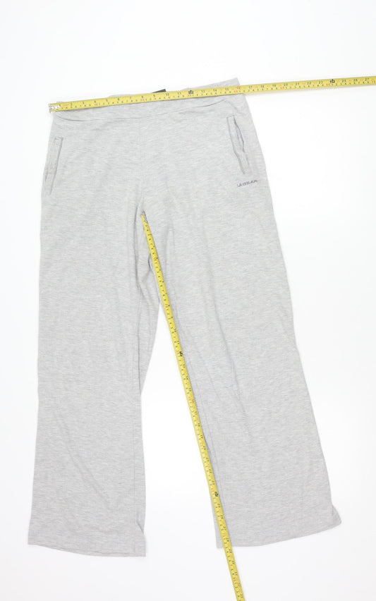 LA Gear Women's Grey Size 14 Sweatpants Straight Leg Trousers