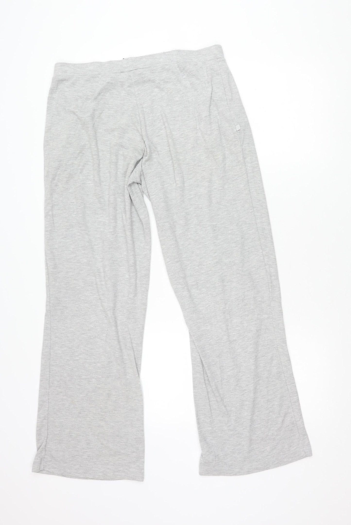 LA Gear Women's Grey Size 14 Sweatpants Straight Leg Trousers