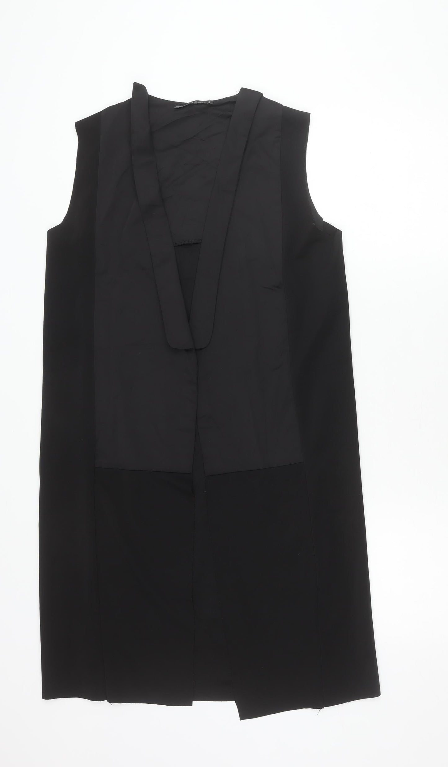 Womens UK Size S Zara Black Basic Jacket