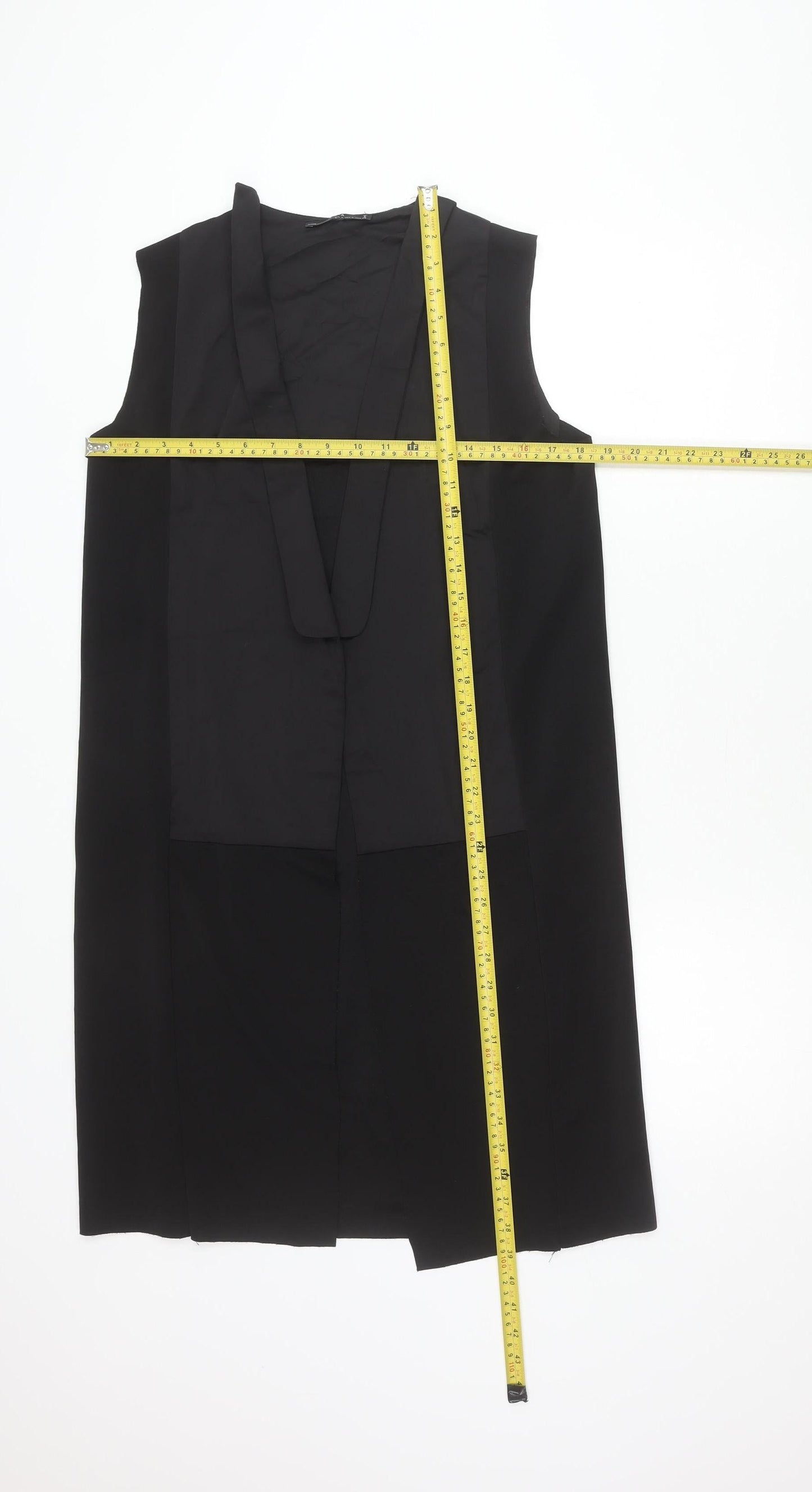 Womens UK Size S Zara Black Basic Jacket